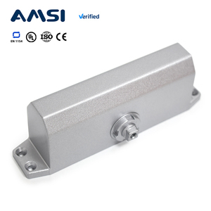 Chiudiporta a Pavimento in Lega di Alluminio per Porte in Vetro, Sistema Idraulico Elegante per Negozi - Product Image 2