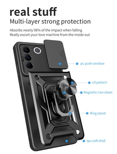 Venta al por mayor de 360 grados soporte cubierta a prueba de golpes funda de teléfono de protección completa para <span class=keywords><strong>Vivo</strong></span> V27e V23 <span class=keywords><strong>V21</strong></span> Y76 Y55 - Product Image 5