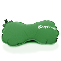 Oreiller gonflable d'extérieur en TPU, soutien ergonomique doux, imperméable, compressible, pour voyage et camping, avec sac de rangement