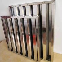 Filtro de Aceite para Campana de Cocina de Acero Inoxidable SS304 |   Filtro de Grasa Profesional para Campana Extractora Comercial |   Recolector de Grasa Apto para Lavavajillas