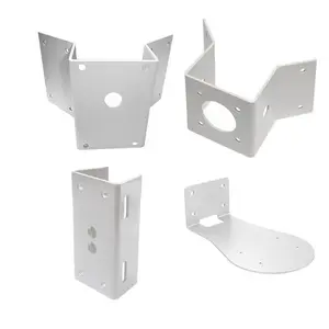 Custom Outdoor Wall Corner Mounting CCTV Bracket Aluminum alloy Stamping CCTV Camera Wall-Corner Metal Mount Bracket Holder