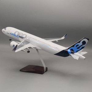Regalos Novedosos y Populares, Modelo de Avión a Escala Grande 1:100 (37 cm), Prototipo de A320 <span class=keywords><strong>Neo</strong></span> con Ruedas - Product Image 1
