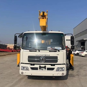 รถบรรทุกติดตั้งกระเช้าแบบพับได้ Dongfeng 16 เมตร รถยกคนแบบยกระดับ รถยกคนขึ้นที่สูง - Product Image 2