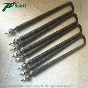 Tubular Heating Element Finned Heater For Plastic And Rubber Industry Duct Heater