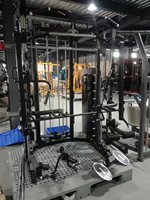 Équipement de musculation à domicile XR1001A, rack de musculation en acier, entraîneur fonctionnel, machine Smith, rack à squats pour usage domestique