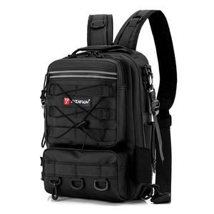 Sac à dos de pêche multifonctionnel en nylon de grande capacité, résistant à l'usure, imperméable, avec position de suspension pour équipement de plein air - Product Image 1