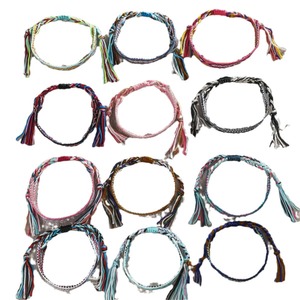 European and American Bohemian Seven-Color Nepal Retro Braided <b>Bracelet</b> <b>Set</b> Embroidered Adjustable Geneva Friendship Watch Chain - Product Image 5