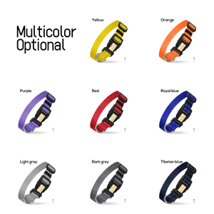 <span class=keywords><strong>Collar</strong></span> de perro con nombre personalizado reflectante para exteriores, <span class=keywords><strong>collar</strong></span> de perro ajustable grabable con correa para mascotas - Product Image 3