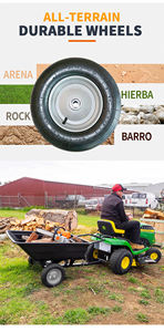 Remorquage de polymère derrière le chariot de décharge/pivot pour des remorques de <span class=keywords><strong>moto</strong></span> et d'ATV - Product Image 2