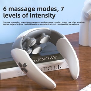 Meilleures ventes - Masseur intelligent TENS à impulsions basse fréquence pour la relaxation corporelle, thérapie chauffante en forme de U pour <span class=keywords><strong>le</strong></span> cou et les épaules - Product Image 3