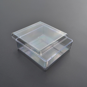 92*92*38MM Rõ Ràng Nhựa PS Hộp Với Khóa Thiết Kế Mới Rõ Ràng Nhựa Lưu Trữ Hộp - Product Image 4