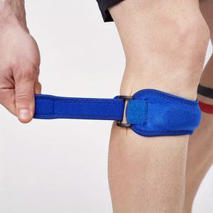 Genouillère de gros à absorption des chocs avec sangle de compression rotulienne et anneau de maintien articulaire - Product Image 4