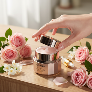 Crema Antiarrugas Enriquecida AGE ZERO 50ml, Loción Facial Nutritiva, Reafirmante y Blanqueadora, con Colágeno Floral Botánico, para Todo Tipo de Piel - Product Image 3