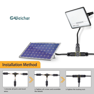 Khớp nối điện nhanh kiểu T <span class=keywords><strong>3</strong></span> cực <span class=keywords><strong>3</strong></span> chiều linh hoạt EW-P25T không cần ốc vít, dùng cho đèn LED RGB, chống nước IP68 - Product Image 5