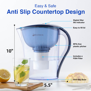 Prix usine 3.5L réfrigérateur porte conception bonne dégustation eau sans BPA filtre à eau pichet cruche pour eau potable - Product Image 2