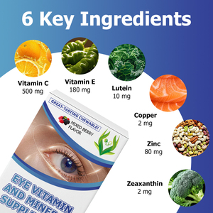 Premium Quality Eye Health Vision Tablets Vitamin and Mineral Formula Eye Care Supplement Support Healthy Immune Function - Product Image 4