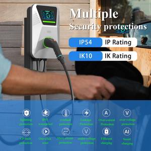 Chargeur mural intelligent pour véhicule électrique 220 V 48 A Type 1 <span class=keywords><strong>22</strong></span> kW Tuya 32 A triphasé EVSE 7 kW Niveau 2 pour voiture électrique BYD à domicile - Product Image 4