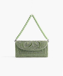 Bolsos de Hombro de Algodón con Cuentas Hechas a Mano para Mujer, Estilo Clutch para Uso Diario, Compras Nocturnas y Fiestas - Product Image 3