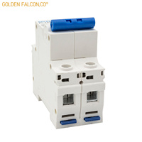 Disjoncteur Double chic MCB, 30a, 250V, interrupteur Miniature