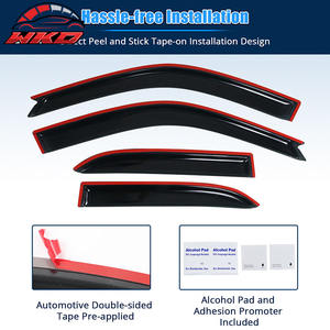 Viseras para Ventanas de Lexus IS300 01-05 4 Puertas, 4 Piezas, Protectores Solares y Contra Lluvia, Adhesivas - Product Image 4