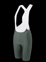 Cuissard de cyclisme vert olive à bretelles, extensible dans 4 directions, respirant, rembourré, pour VTT et vélo de route, personnalisable par sublimation
