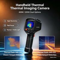 Caméra thermique portative, imagerie thermique industrielle avec -20°C ° C~550 ° Gamme C ±2 ° Précision de la caméra 640x512, résolution infrarouge <40mk NETD