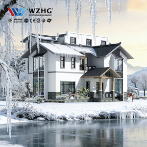 Villa Moderna de Dos Pisos de Acero Ligero de Bajo Consumo Energético para Vivienda Tipo Granny Flat, Personalizada Según Estándares IBC - Product Image 1