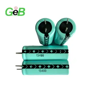 GEB fabrika 13400 3.7V 300mAh 380mAh 400mAh 550mAh süper kapasitör pil şarj edilebilir pil yüksek kalite 15C hızlı şarj 10C