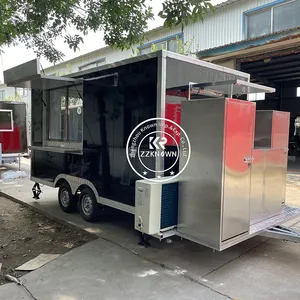 5,1 m Crepe-Lkw mit Snack mobile Küchen-/Kochgeräte Preis Food-Lkw mit komplettem Küchen-Generator