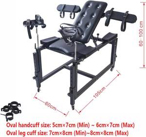 เก้าอี้เซ็กซ์ขนาดใหญ่รุ่นอัพเกรด เฟอร์นิเจอร์อีโรติก <span class=keywords><strong>บอร์ด</strong></span> CBT ม้านั่<span class=keywords><strong>ง</strong></span> เครื่อ<span class=keywords><strong>ง</strong></span>ช่วยสำเร็จความใคร่แบบ BDSM บาร์แยกร่า<span class=keywords><strong>ง</strong></span>กาย กุญแจมือ ขอ<span class=keywords><strong>ง</strong></span>เล่นเซ็กซ์สำหรับคู่รัก - Product Image 6