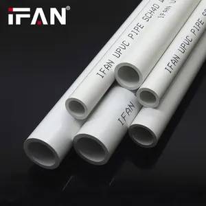 IFAN Manufacturer Supply 3 4 Inch 110mm Diameter UPVC Pipe Tubes Plastic Plumbing Water Supply Schedule 40 PVC Pipe