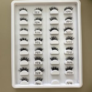 New Design Mini Half Corner Black Faux Mink <strong>Lashes</strong> Degradable Plant Fiber Half Cat Eye 3D Eyelashes <strong>Strip</strong> <strong>Extensions</strong> Full <strong>Strip</strong> - Product Image 4