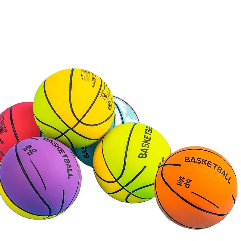 6CM Mini toy balls elastic hollow ball made of rubber Footballs Foam mini ball Great basketball toy For Kids