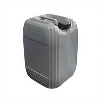 Bidon de 20 L résistant aux acides et aux alcalis, anti-fuite, en plastique, pliable