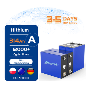 เซลล์แบตเตอรี่ Sineve Hithium 3.2V 314Ah 300Ah สำหรับรถยนต์ไฟฟ้าและระบบกักเก็บพลังงานแสงอาทิตย์ พร้อมอายุการใช้งาน 12000 รอบ - Product Image 1