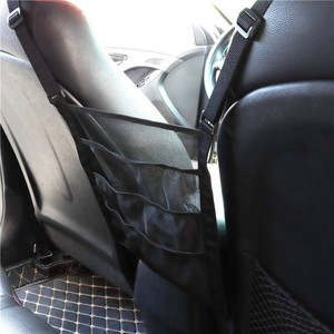 Car Mesh <b>Storage</b> Bag 4-7 Compartments Non-Woven Fabric <b>Seat</b> Back Organizer For Car Interior <b>Storage</b> - Product Image 3