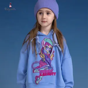 Stilnyashka D-angel Sweatershirt 24-3 Fashion Girls Hoodie Long Sleeves Girl Weatershirt Clothing For Girl Children's Clothing