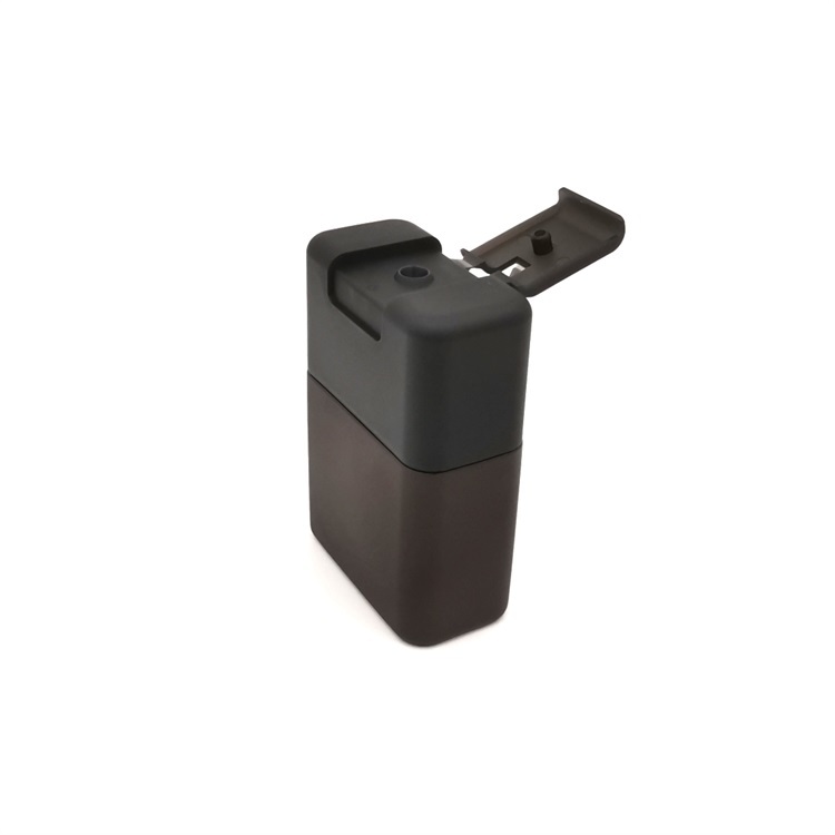 50ml Mini marrón rectángulo suave Hdpe de botella de apretón botella de tapa Flip Top