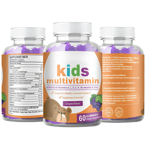 Vente en gros, gommes multi-vitamines <span class=keywords><strong>pour</strong></span> enfants, formule naturelle avec , suppléments multivitamines, support en zinc - Product Image 1