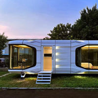 Maison Capsule en Acier de 11,5 m – Design Moderne, Écologique, Installation Facile – Habitation de Luxe pour Villa, Centre Commercial, Appartement – Structure en Acier