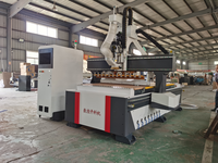 Routeur CNC multifonction HYSEN 1325 avec changeur d'outils linéaire pour le travail du bois