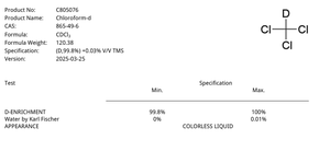 Cloroformo-d cas:865-49-6 - Product Image 4