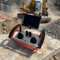 Vente directe usine – Télécommande d'excavatrice 6 canaux 12V/24V étanche avec écran LED, télécommande de grue 433MHz en plastique et métal