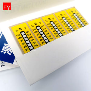 Fan Yi Uv Termómetro Etiqueta de transferencia de calor Etiqueta adhesiva Etiqueta sensible Papel de sublimación Cambio de color <span class=keywords><strong>Etiquetas</strong></span> de temperatura de los alimentos - Product Image 4
