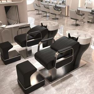 Hair Salon Beauty Salon Barber Shop Hot Sale Furniture Hair Washing Shampoo Chair Shampoo <b>Bed</b> - Product Image 2