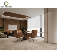 Ensemble de mobilier de bureau en forme de L au design populaire, bureau de direction, table de direction en forme de L, bureau moderne pour manager