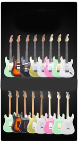 Starway Phổ Biến 39 Inch Điện Phiên Bản Giới Hạn Không Đầu Kích Thước St Người Mới Bắt Đầu Trung Gian Guitar Điện Nhạc Cụ - Product Image 6