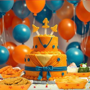 Contenitore di Carta di Alta Qualità Resistente all'Olio per Pollo Fritto, Hot Dog e Alimenti da Asporto, Ideale per Feste di Compleanno - Product Image 5
