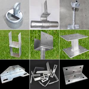 Fabriek Op Maat Gemaakte Heavy Duty Thermisch Verzinkte Post Anker Steun Beugel Voor Hek Houten Post Basis - Product Image 3