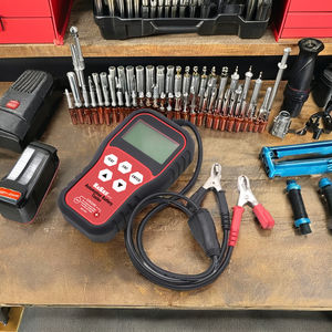 Testeur de batterie universel 12V/24V pour voitures, véhicules électriques, motos, camions et engins de chantier, analyseur de batterie au plomb-acide - Product Image 1